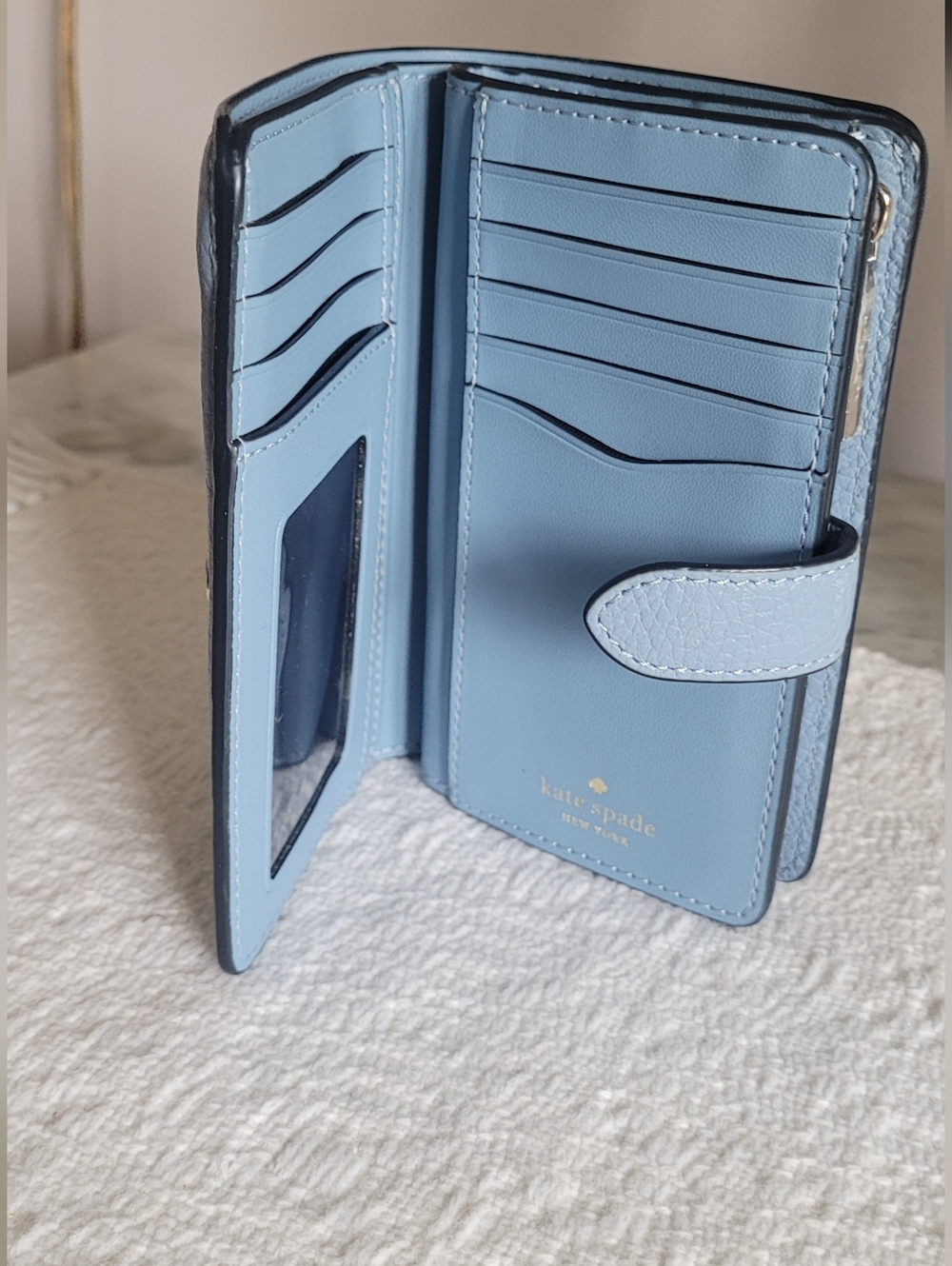 kate spade Light Blue Leather Wallet - Picture 4 of 10